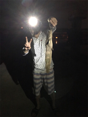 うなぎ釣りにてまさかの外道