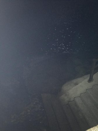 予報に反し爆風