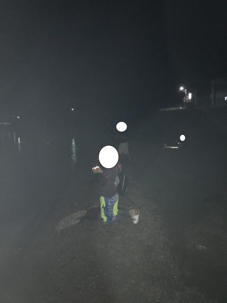 夜釣りでキスの数釣り