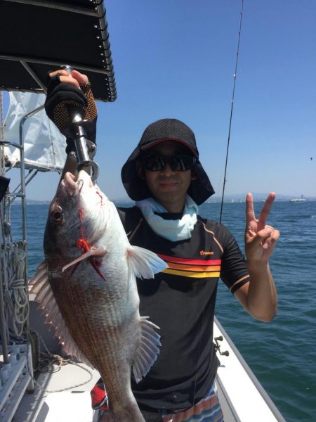 明石で鯛ラバ、ジギング、タコ!