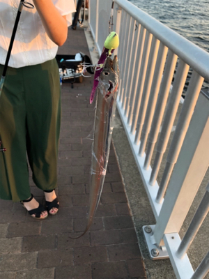 先にどっちが釣るか大会