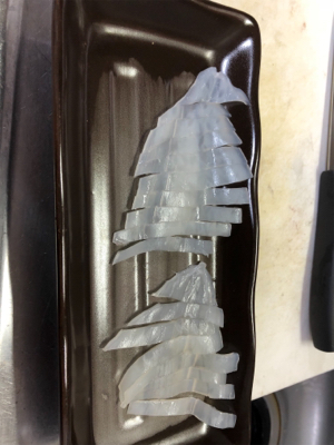 エギングでヤリイカ