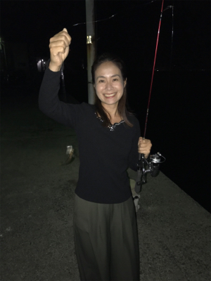 釣りガール  アジング