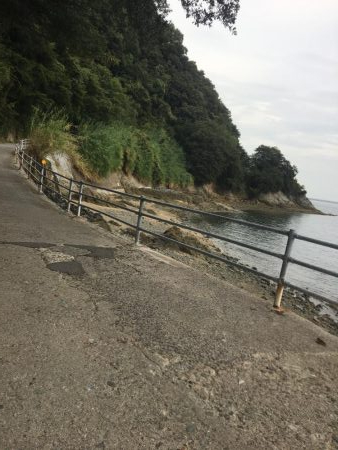 出張先で島に渡る