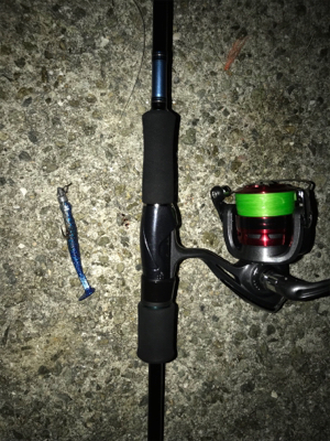 即席ワインドでサバ