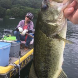 ８月１２日の榛名湖バス釣り！