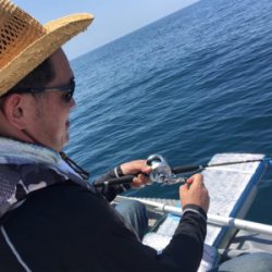 弟とマイボート釣行