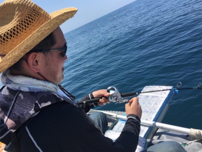 弟とマイボート釣行