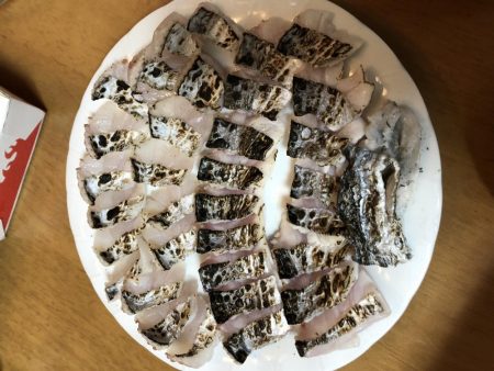 仁王丸さんでタチウオ調査