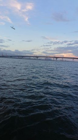 神戸空港でショアジギ