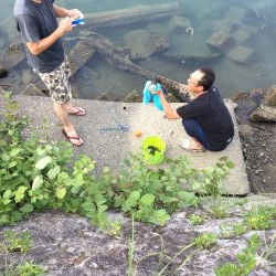 久々のチヌにたにもっさん。歓喜する