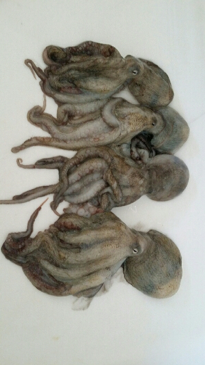 終盤戦タコ４杯