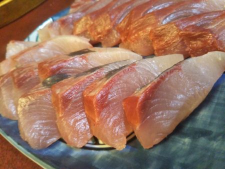 台風後の明石ジギングで青物