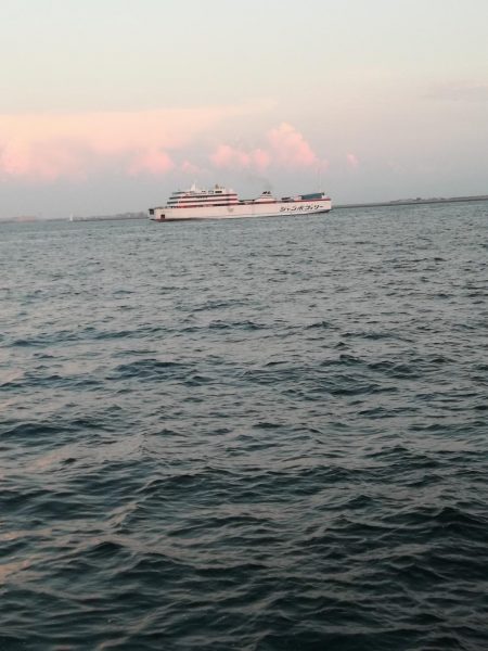 風のなかのショアジギング