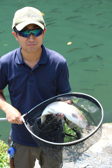 小菅トラウトガーデン 釣果