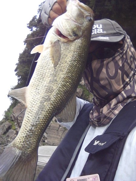 水温急低下ですがバスの食い気はあります。