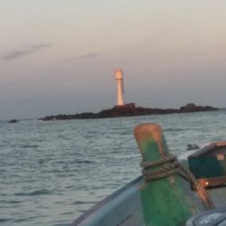 三投目でイサキ36cm・・