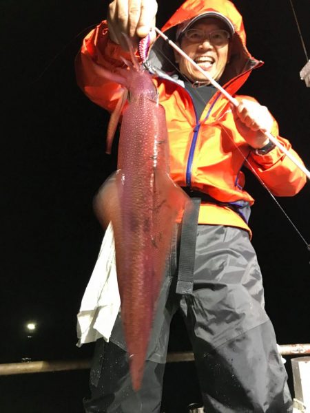 白い長ぐつでマイカ爆釣