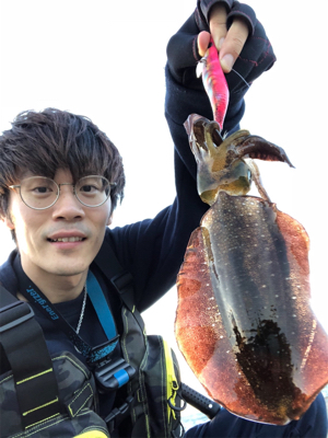 男鹿半島椿港アオリイカエギング