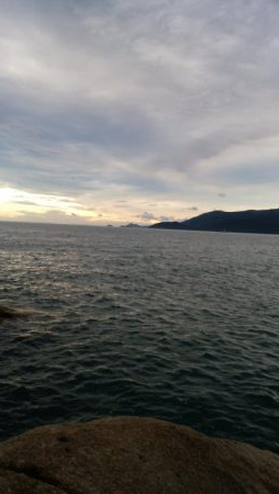 台風あと琵琶湖