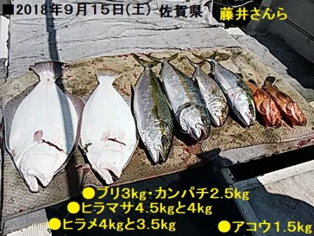 大物釣果速報！●光義丸：平戸市早福港