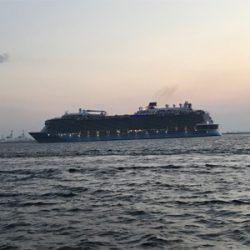 久しぶりの沖堤防