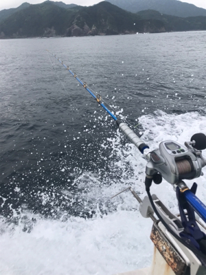 ジギングロッドを忘れて