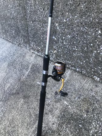 タチウオ求め貝塚へ