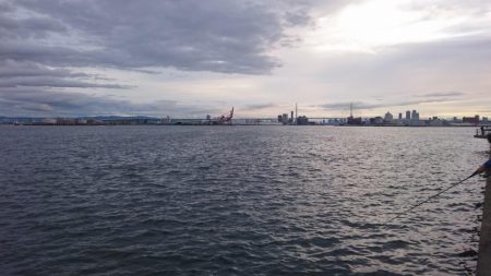 台風直前タチウオ釣行