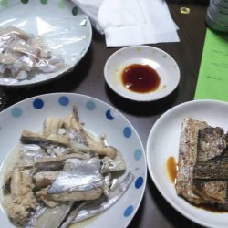 焼津沖でも小さい太刀魚が多いが中には・・・