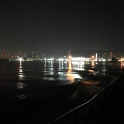 久しぶりの沖堤防