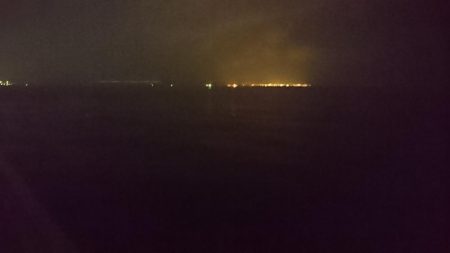 また貝塚人口島タチウオ遠征