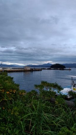 天気予報が違ったので