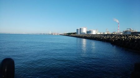 高砂港でハゼ入れ食い
