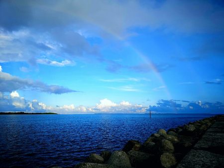 サンドワームでロウニンアジが釣れちゃいました。