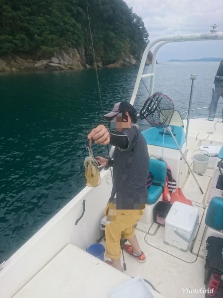 今年初のボートエギング…