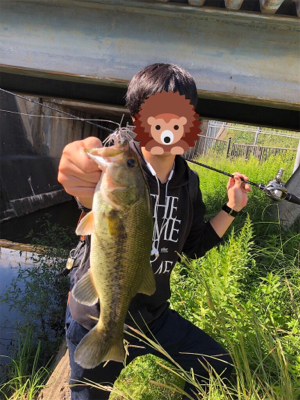 放課後にバス釣り！