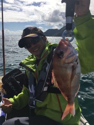 マイボートでタイラバ釣行