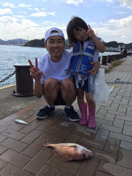 宇野港2度目の鯛４０ｃｍ