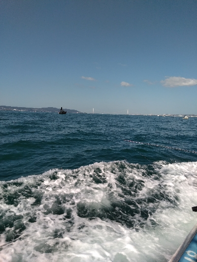 初の船の太刀魚テンヤ