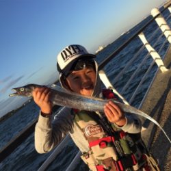 西風が強く、寒かった