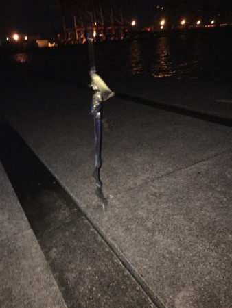 初!ポーアイ沖堤防へ!IP26で黒鯛釣れる!!.