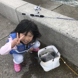 沙美西海水浴場　チヌ釣れた