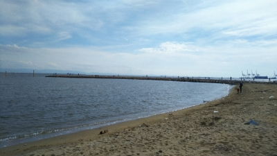 南芦屋浜西側石畳