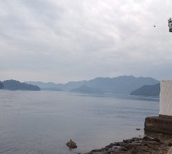 チニング中に…