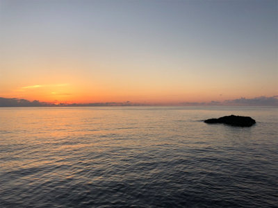 祝！息子がエギングで初アオリ(๑>◡<๑)