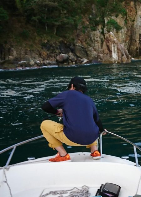 乗り気でないボートエギング(笑)