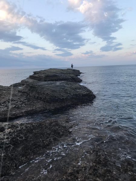 白浜～日置でエギング。まあまあ大型も