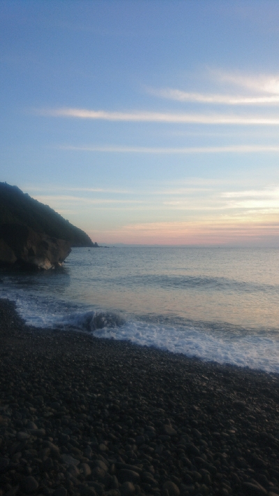 早朝サーフショアジギング