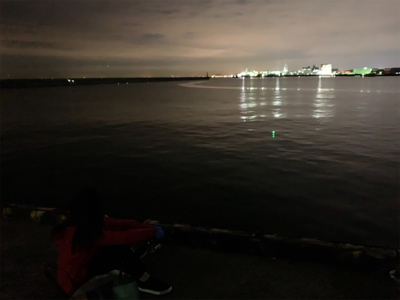 初タチウオの餌釣り